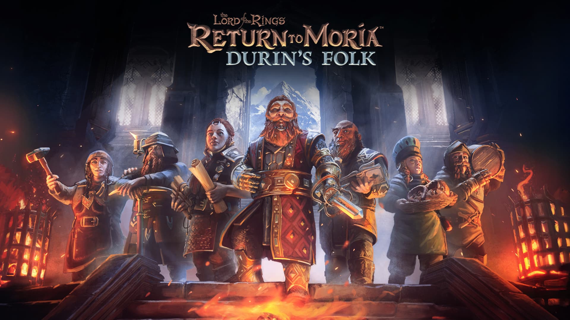 The Lord of the Rings Return to Moria Durin's Folk key art