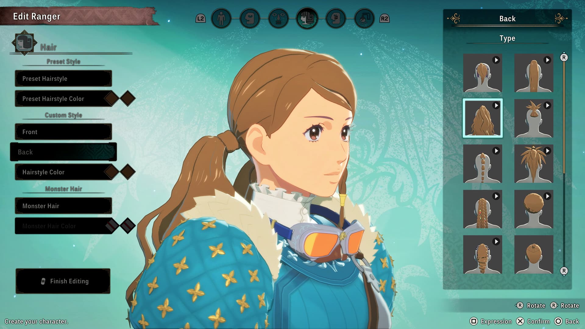 Monster Hunter Stories 3 Twisted Reflection character creation