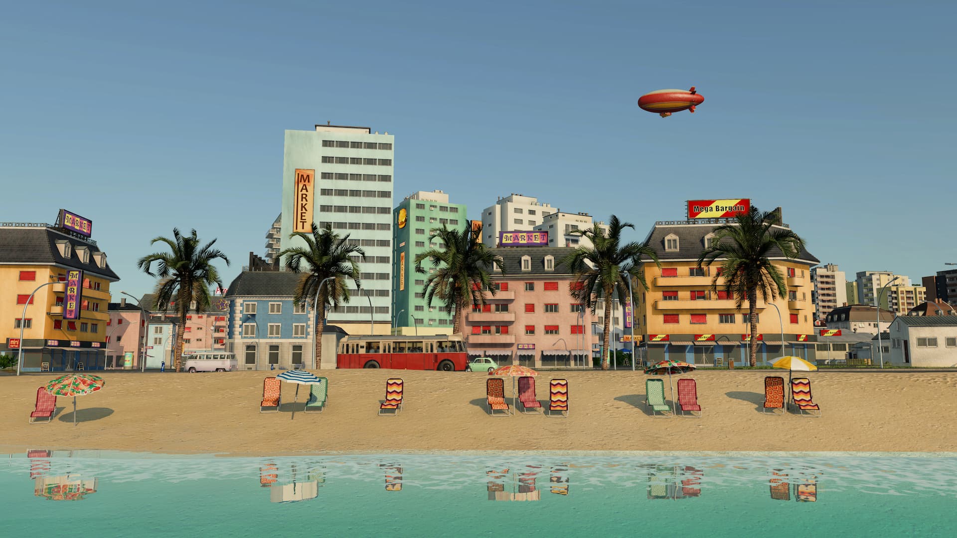 Transport Fever 3 Beach Scene
