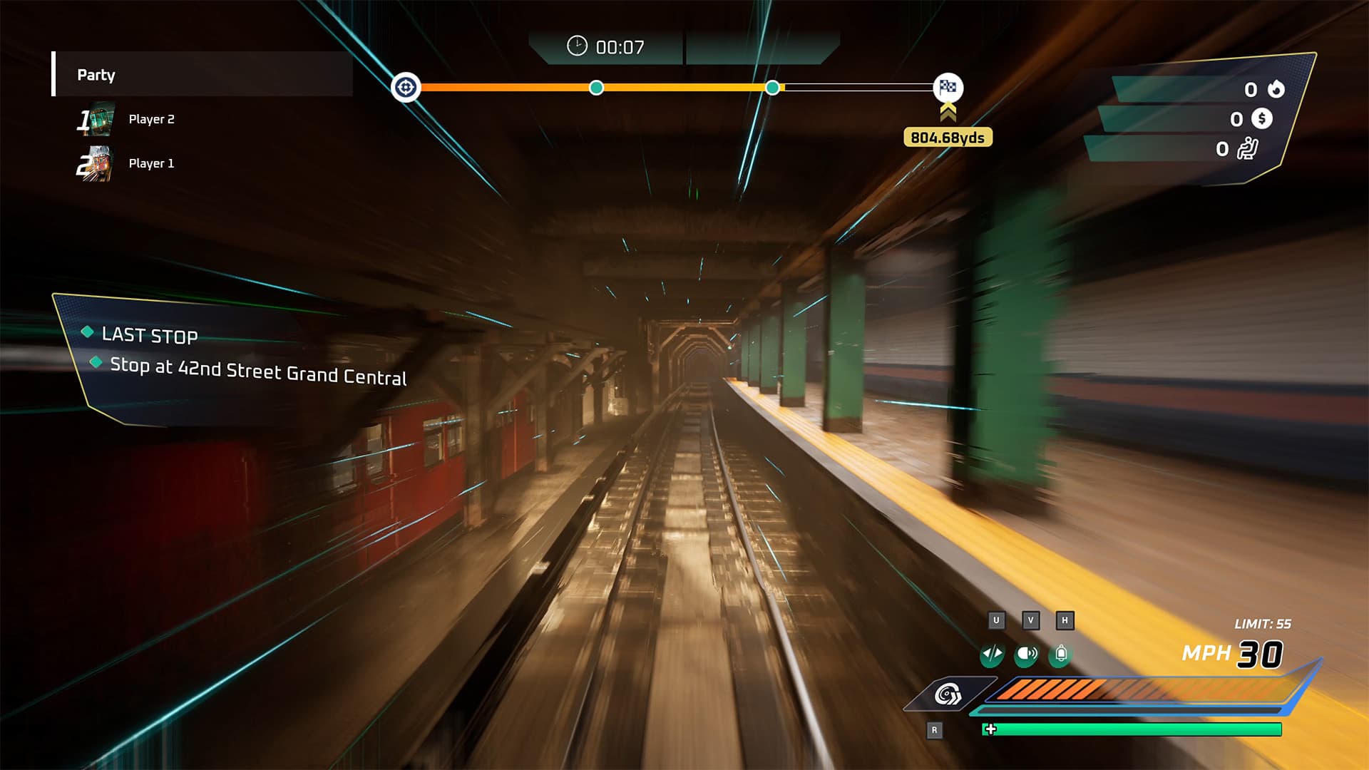 Metro Rivals New York driving view
