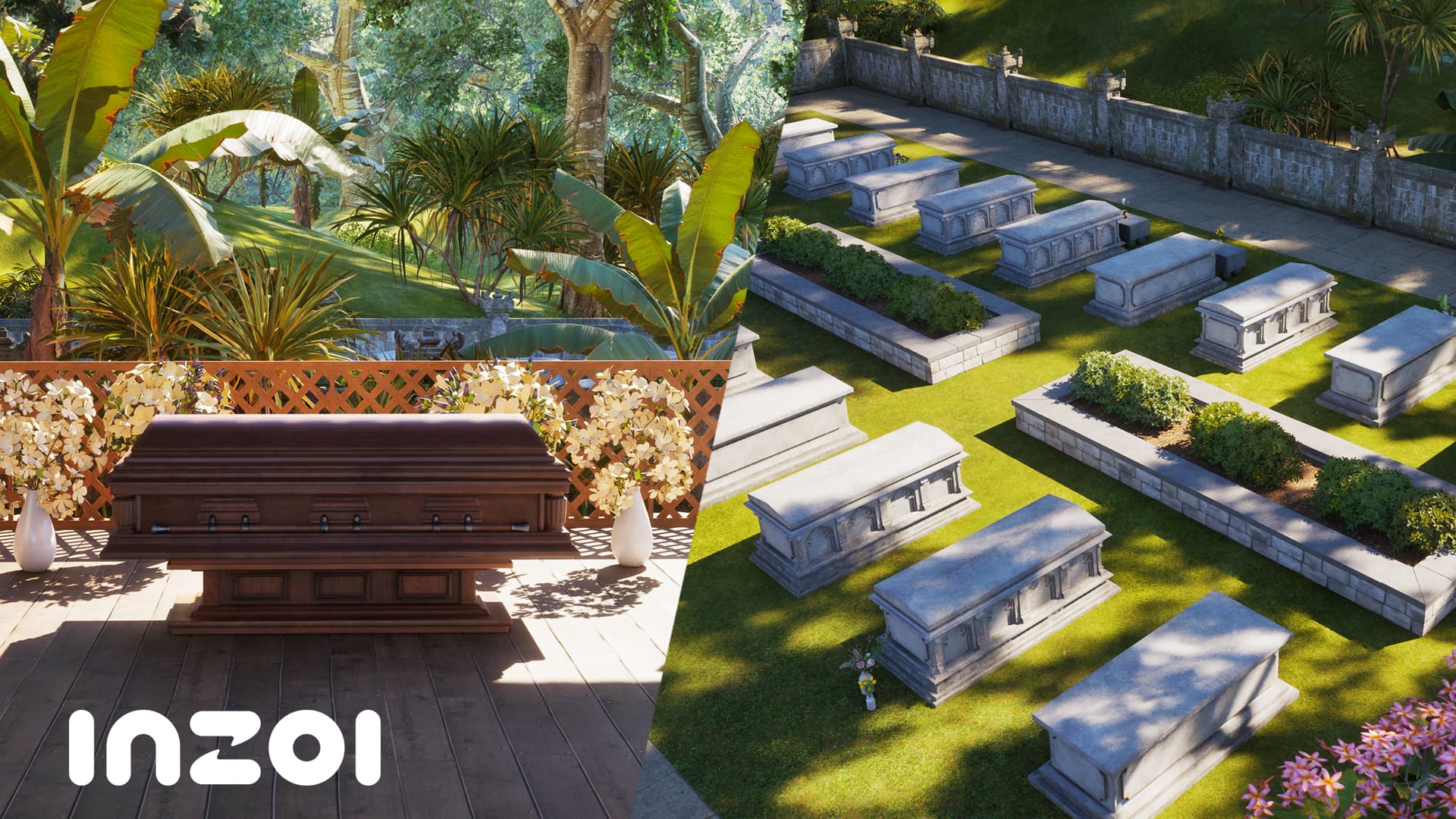 inZOI v0.4.0 Halloween update caskets