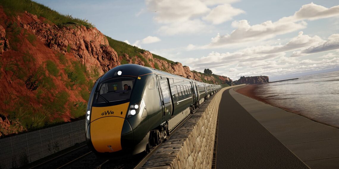 Train Sim World 6 train by water