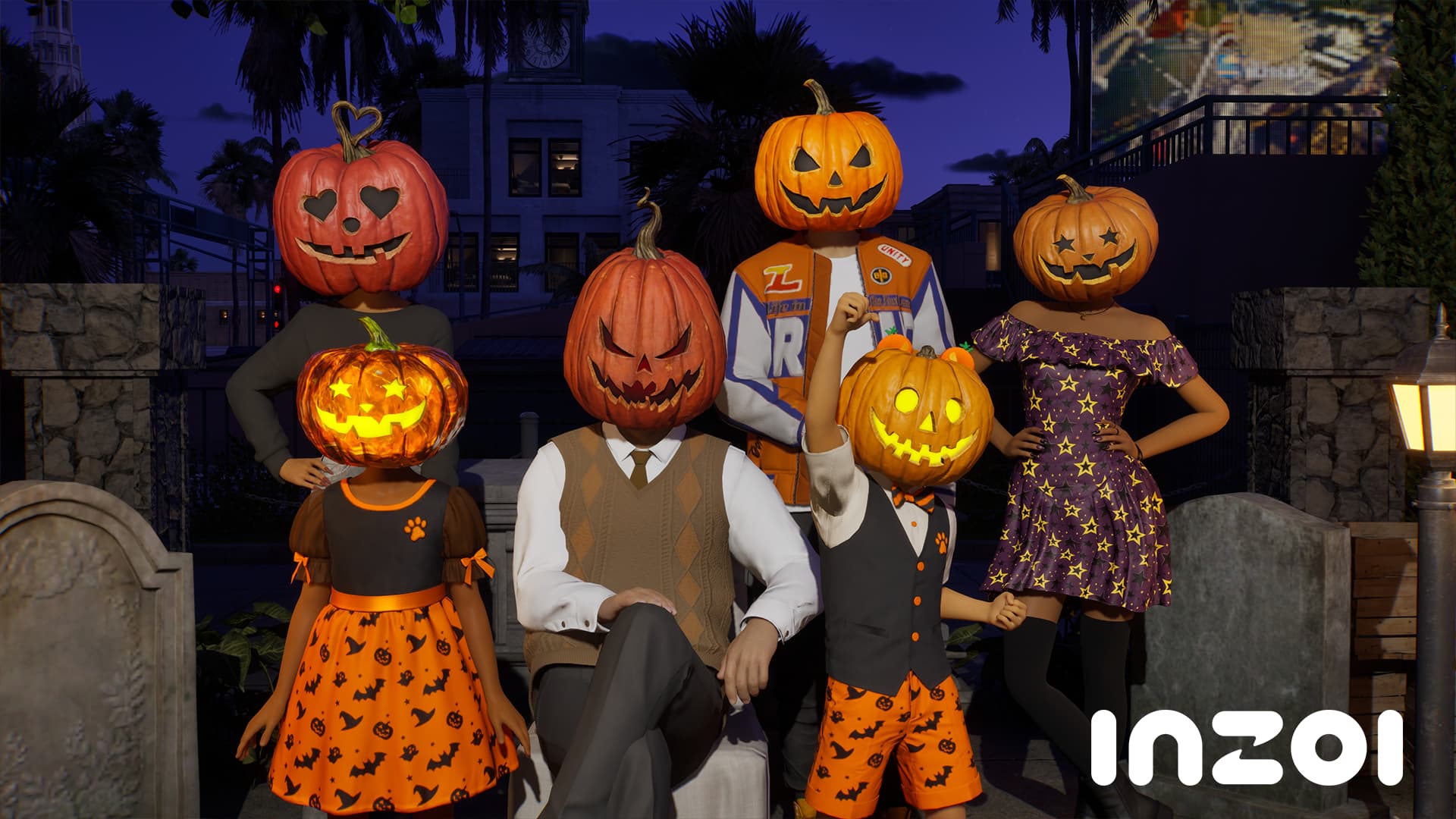 inZOI v0.4.0 Halloween update costumes