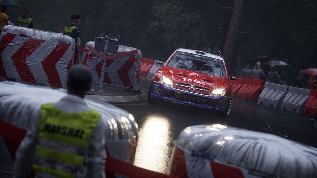 Assetto Corsa Rally racing in the rain