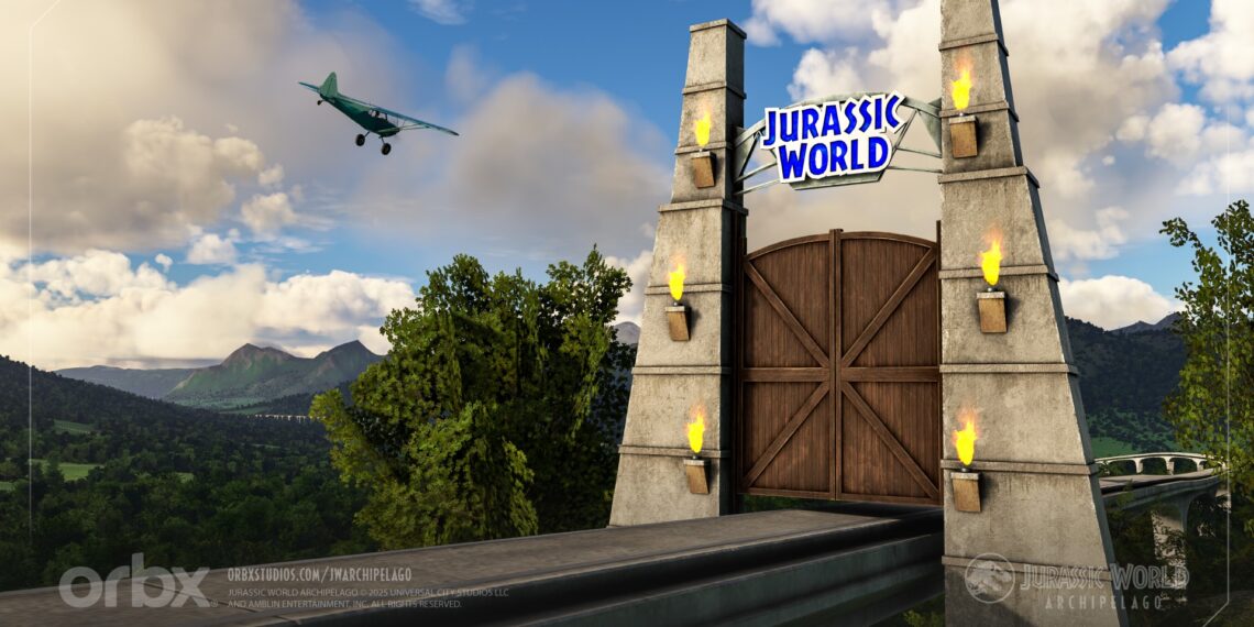 Jurassic World Archipelago Microsoft Flight SImulator 2020