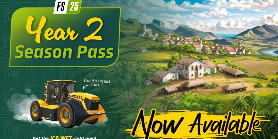 Farming Simulator 25 Year 2 Season Pass release art