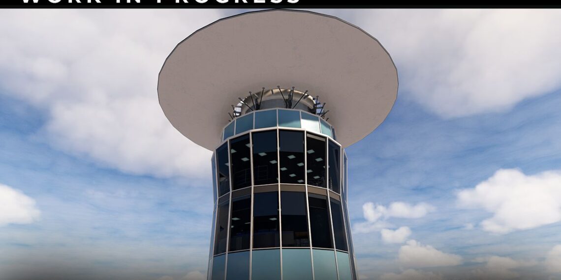 Microsoft Flight Simulator Paris Charles de Gaulle ATC Tower