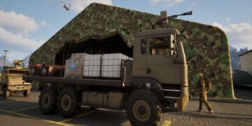 Military Logistics Simulator vehicles