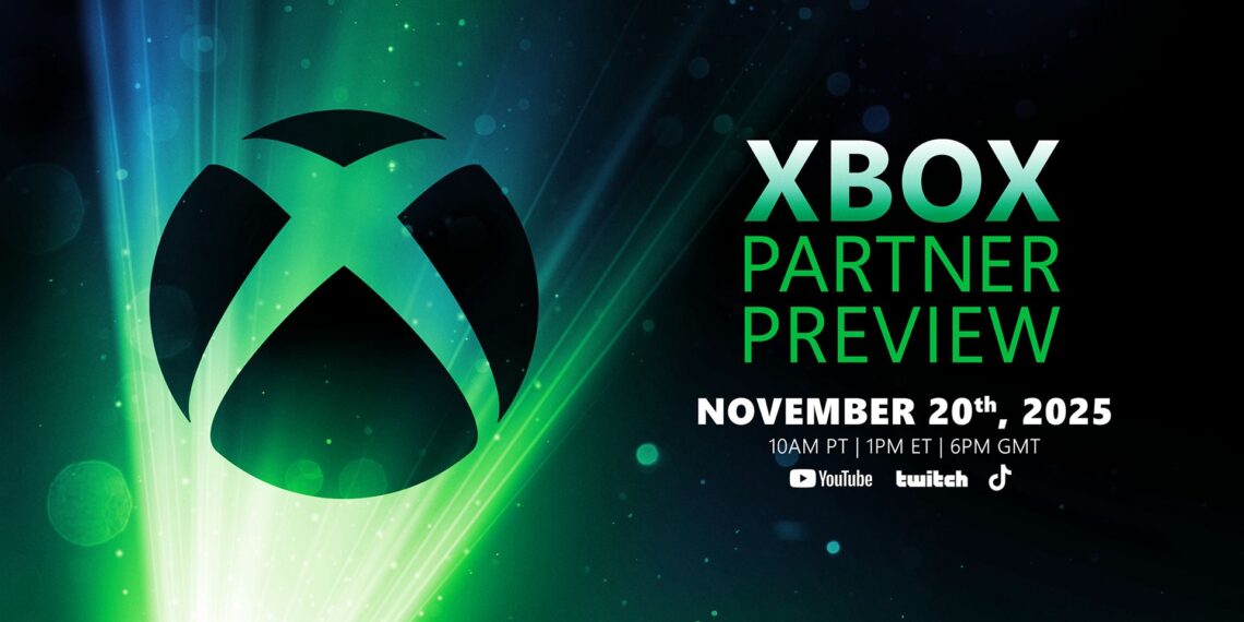 Xbox Partner Preview November 2025 Visual