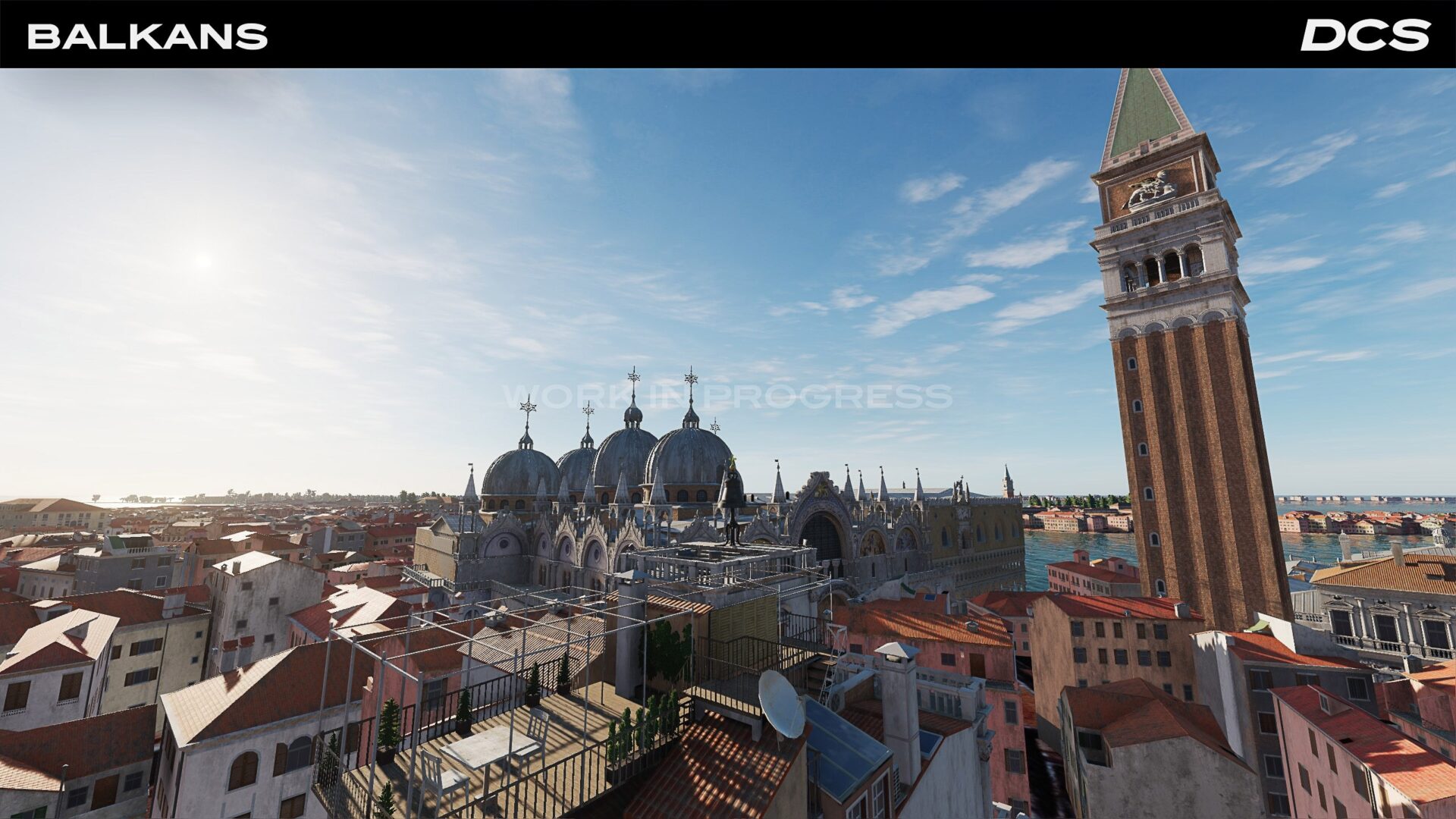 Venice in the DCS World Balkans map