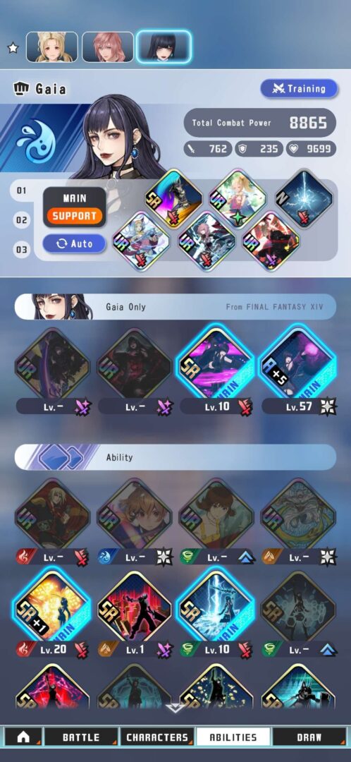 Dissidia Duellum Final Fantasy abilities