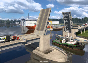 American Truck Simulator Louisiana Drawbridges Locks