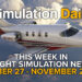 A Beechcraft Premier IA business jet in climbs above the clouds in Microsoft Flight Simulator 2024, featured in the October 27 - November 2, 2025 edition of Simulation Daily’s Weekly Flight Simulation News.