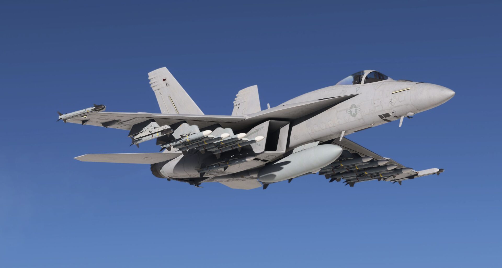 Microsoft Flight Simulator 2024 FA-18 Payloads