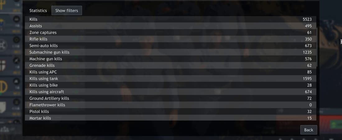 Enlisted Far Eastern Front player stats