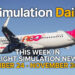An airbus A320neo by Fenix Simulations in Microsoft Flight Simulator 2024 with Simulation Daily Logo and "This Week in Flight Simulation News November 24 - November 30, 2025" title