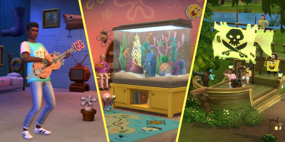 The Sims 4 Bikini Bottom Bundle exclusive items