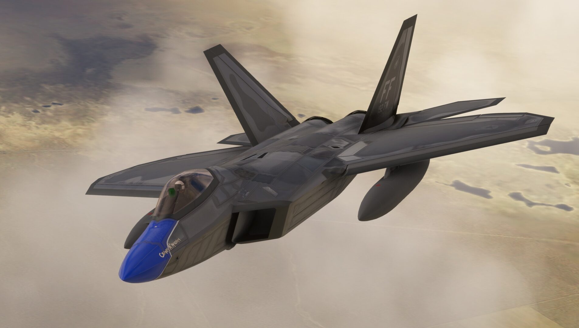 Microsoft Flight Simulator F22