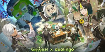 Genshin Impact Duolingo art