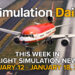 An MD-11 taking off in Microsoft Flight Simulator 2024, with Simulation Daily Logo and "This Week in Flight Simulation News January 12 - January 18, 2026" title