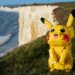 Lego Pokemon Pikachu and Poke Ball posed