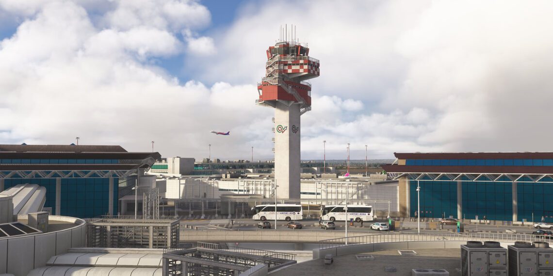 Microsoft Flight Simulator Rome Fiumicino