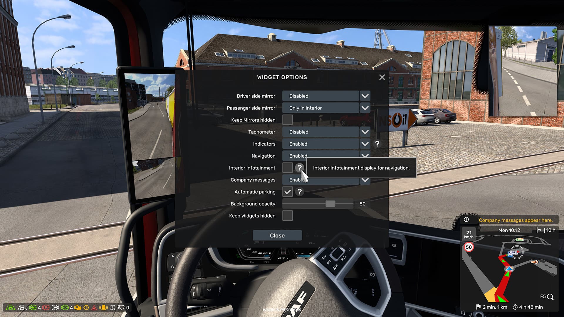 Euro Truck Simulator 2 update 1.58 route advisor redesign 2