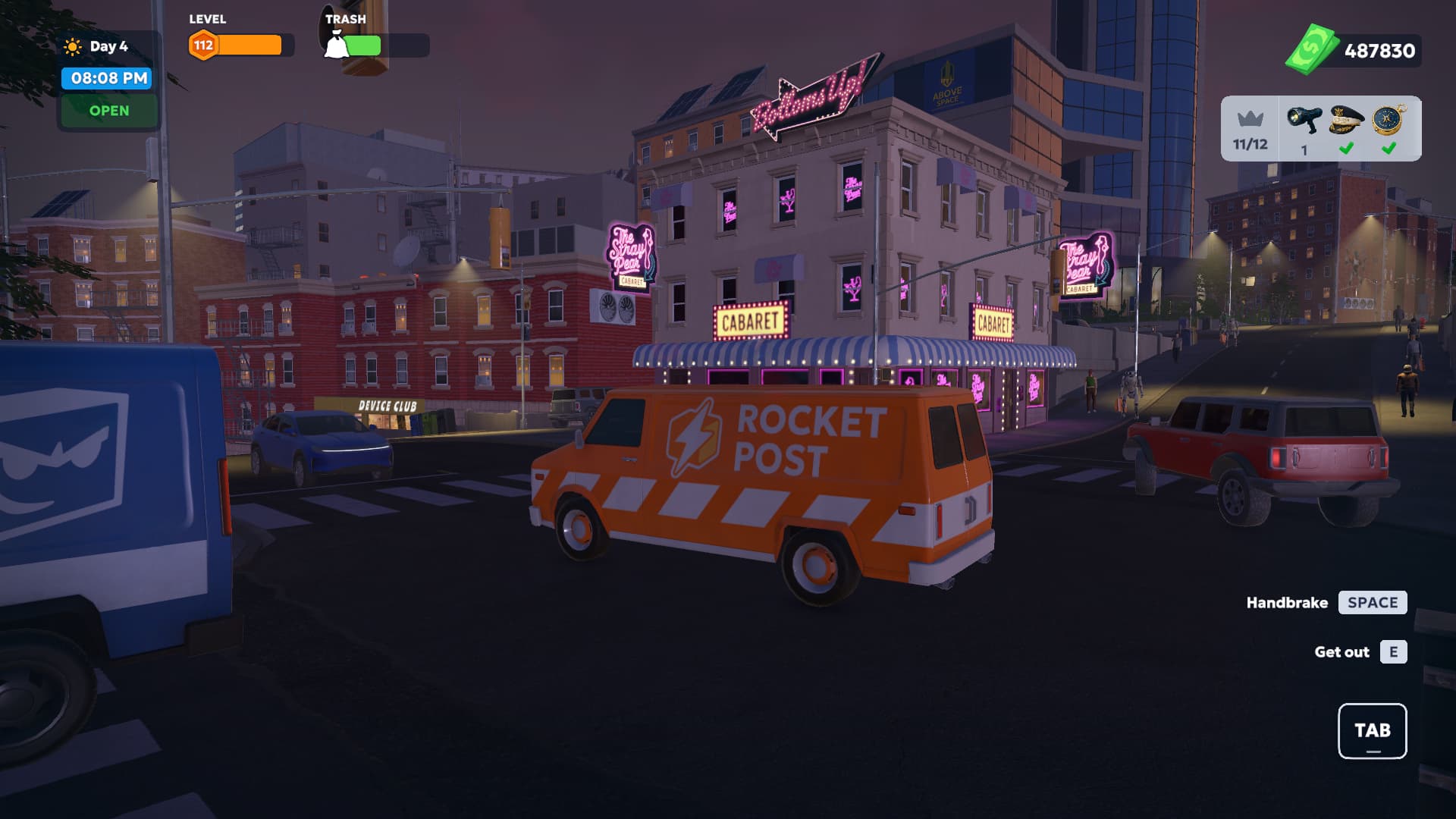 Shipping Store Simulator 2037 night town