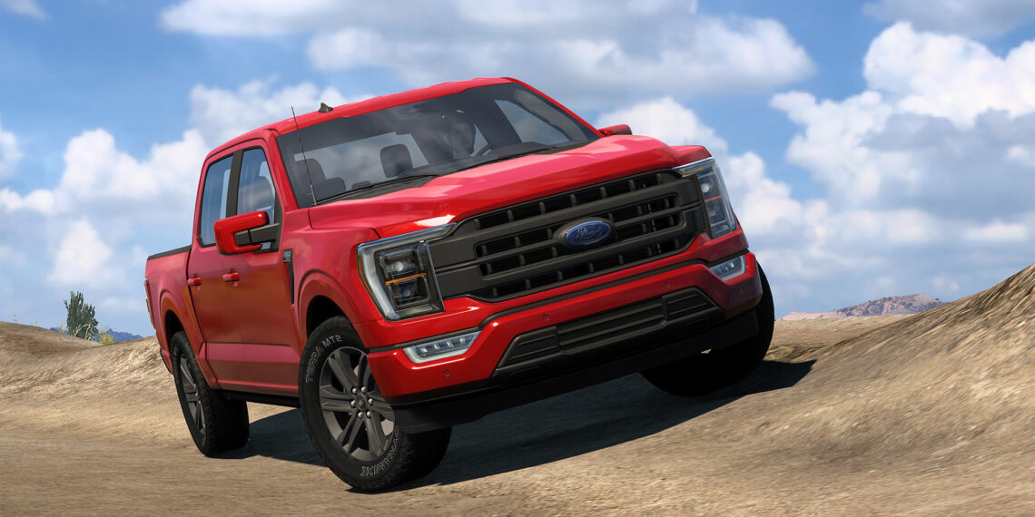 American Truck Simulator Road Trip Ford Car Pack - F-150