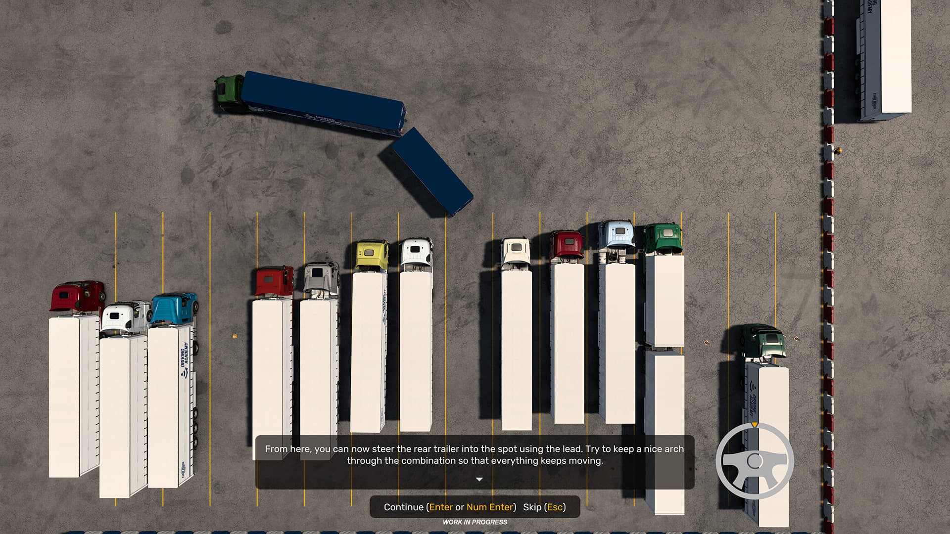 Euro Truck Simulator 2 1.58 Driving Academy Double Trailer Handling 6