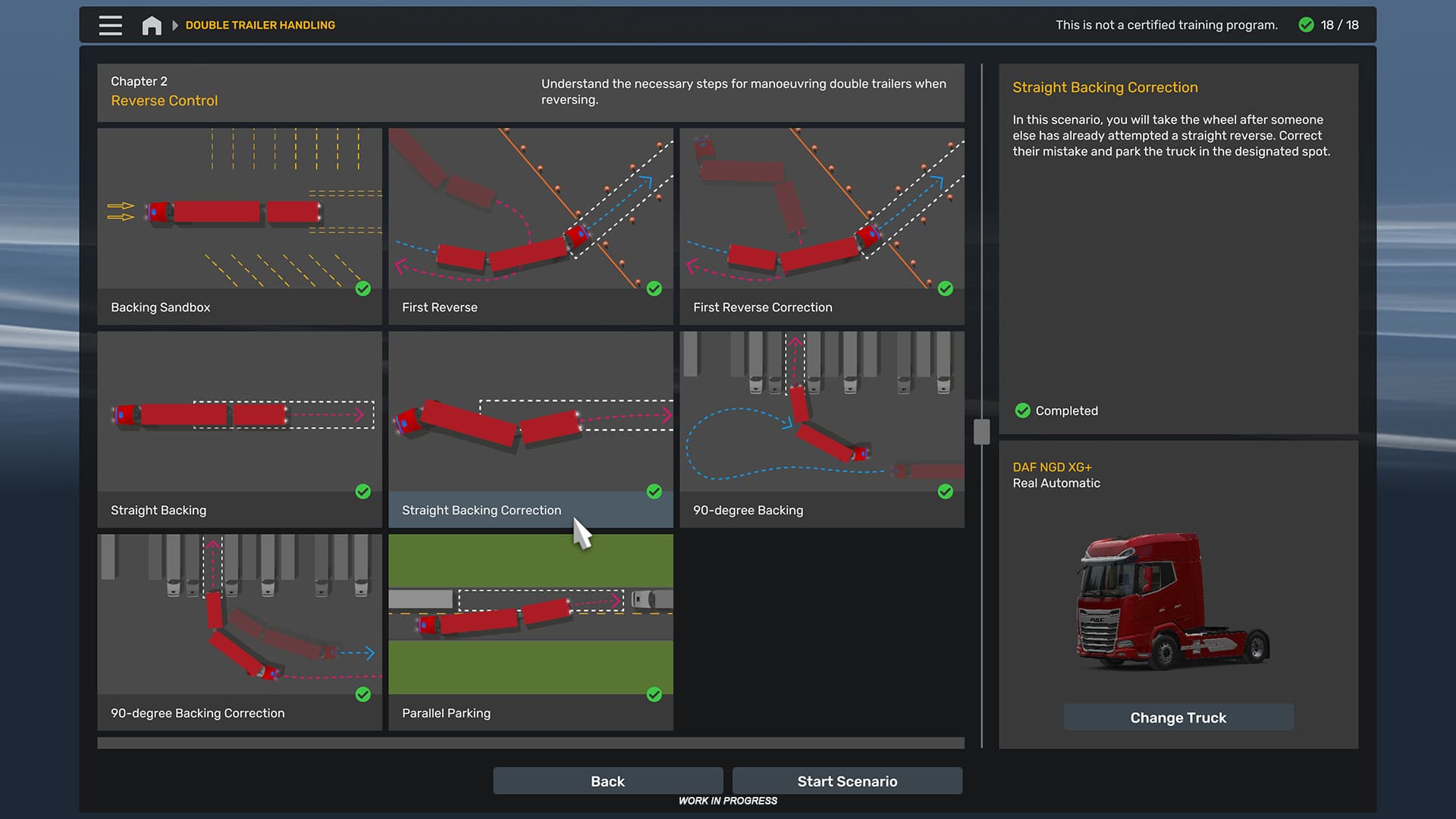 Euro Truck Simulator 2 1.58 Driving Academy Double Trailer Handling 2