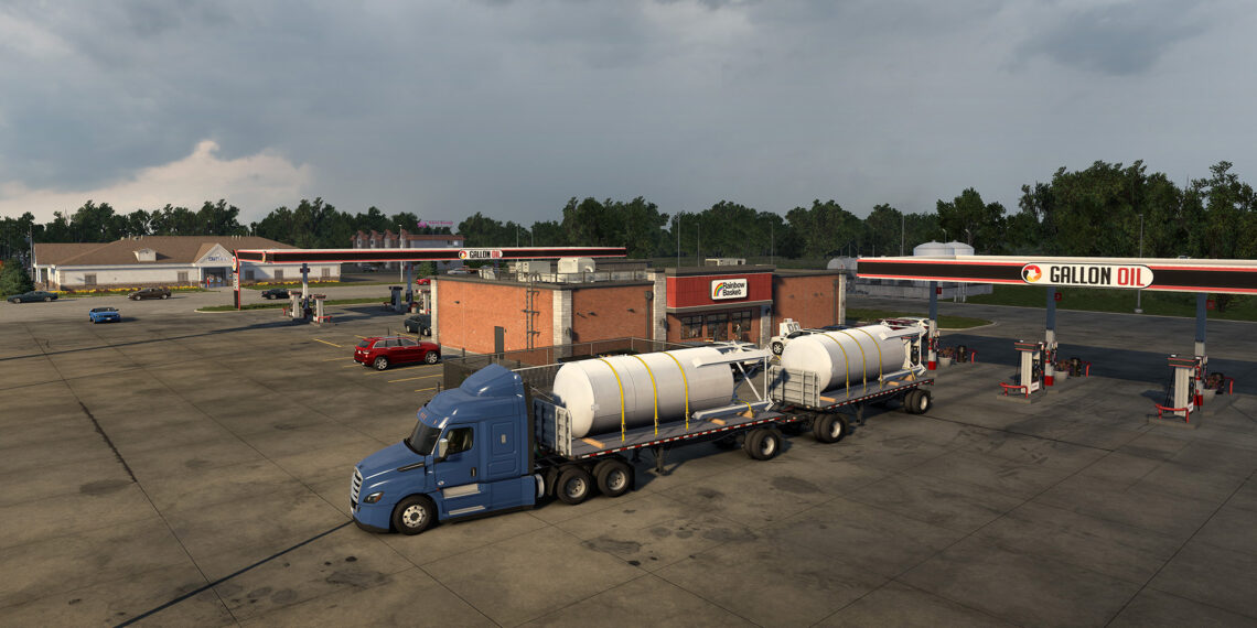 American Truck Simulator South Dakota Truck Stops