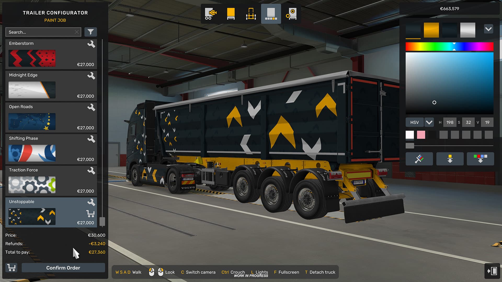 Euro Truck Simulator 2 update 1.58 truck configurator