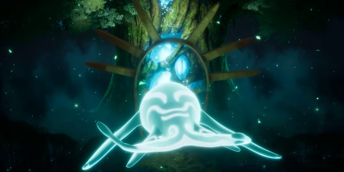 Palworld Colossal Whale and World Tree