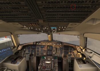 Microsoft Flight simulator 757