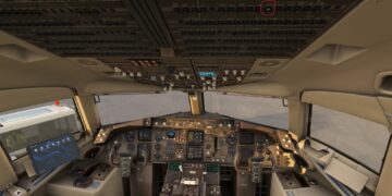 Microsoft Flight simulator 757