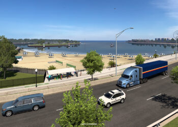 American Truck Simulator Illinois Water Bodies