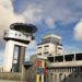 A flight simulation scene: Ajaccio Airport for Microsoft Flight Simulator
